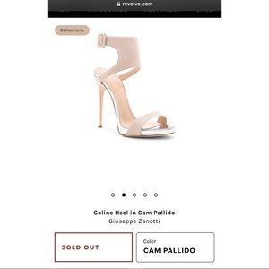 Coline Heel in Cam Pallido
Giuseppe Zanotti